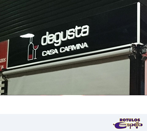 Letras corpóreas Granada. Rótulos corpóreos. Empresa de rótulos Granada.