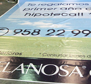 Lonas publicitarias Granada. Lonas Publicitarias. Impresión de lonas publicitarias