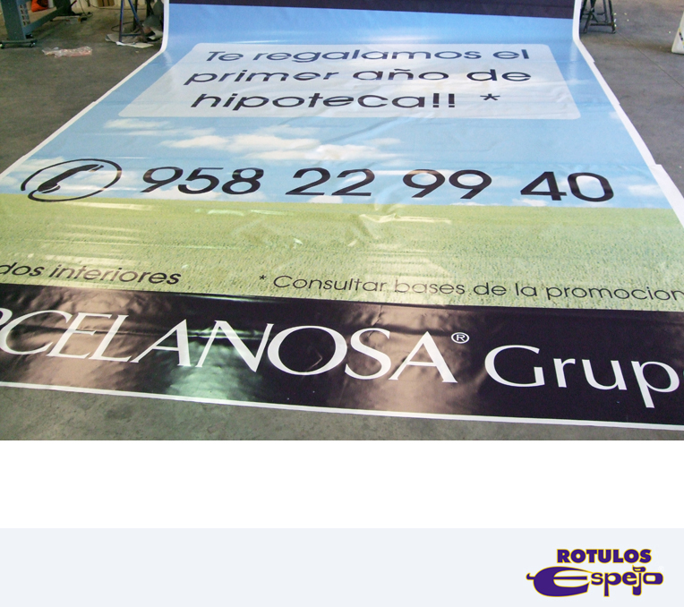 Lonas publicitarias Granada. Lonas Publicitarias. Impresión de lonas publicitarias
