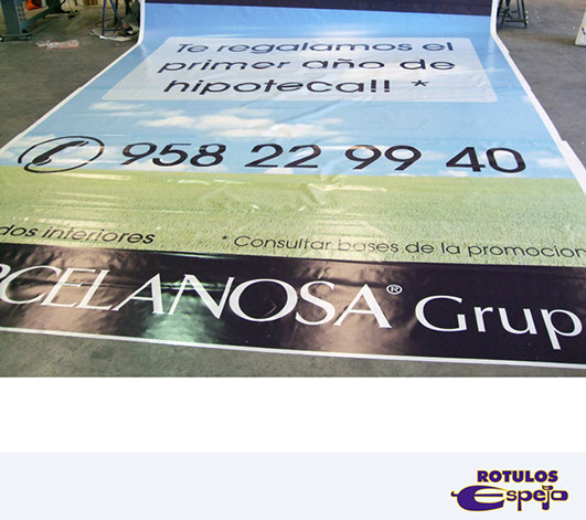 Lonas publicitarias Granada. Lonas Publicitarias. Impresión de lonas publicitarias