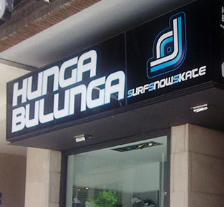 Rótulo luminoso Hunga Bulunga