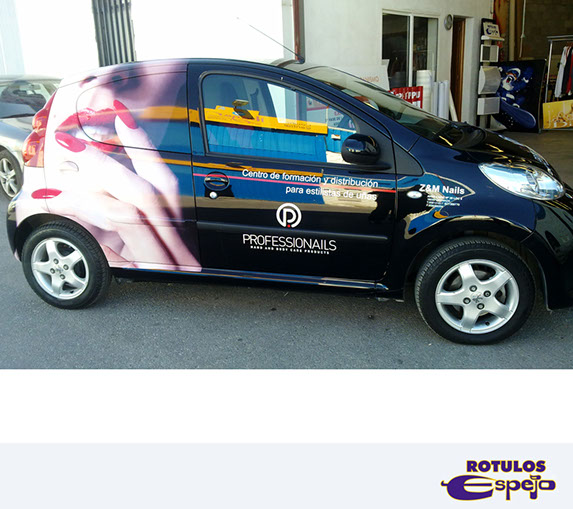 Rotulación de vehículos Granada. Rotulación de coches, furgonetas.