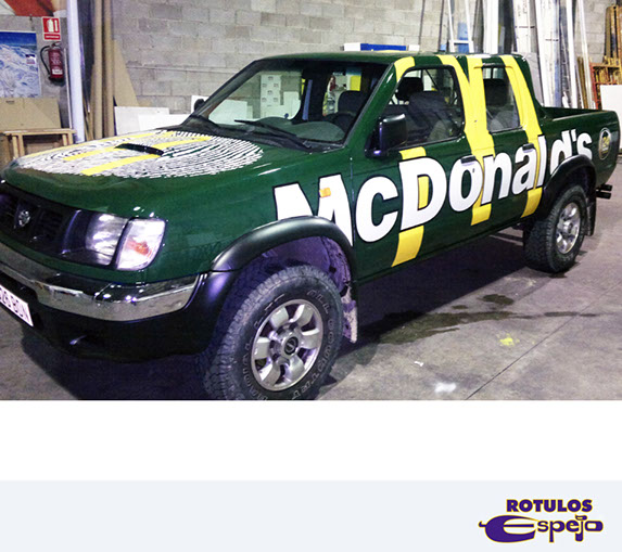 Rotulación de vehículos Granada. Rotulación de coches, furgonetas.