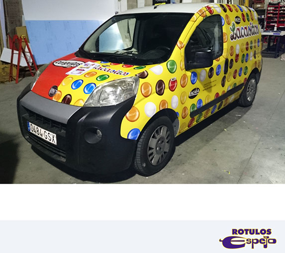 Rotulación de vehículos Granada. Rotulación de coches, furgonetas.